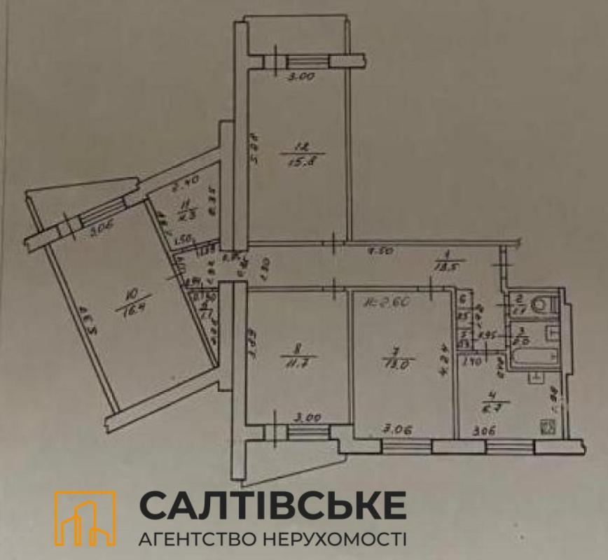 Продаж 4 кімнатної квартири 89 кв. м, Гвардійців-Широнінців вул. 108