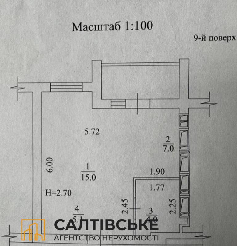 Sale 1 bedroom-(s) apartment 33 sq. m., Akademika Barabashova Street 10б