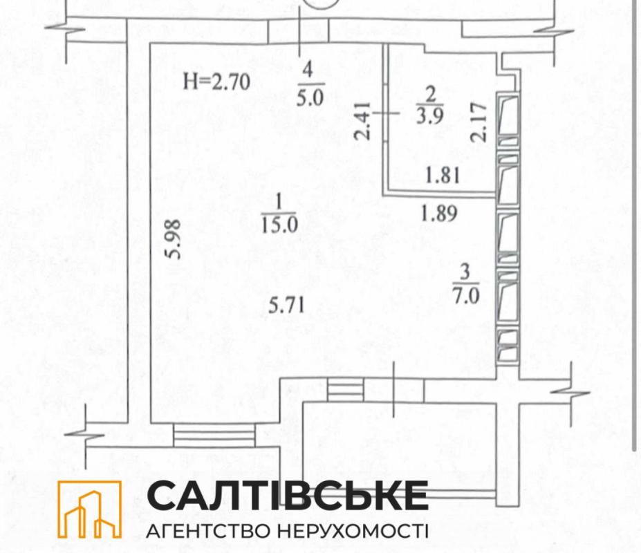 Sale 1 bedroom-(s) apartment 33 sq. m., Kozakevycha Street 31