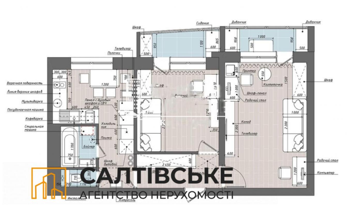 Продажа 2 комнатной квартиры 53 кв. м, Дружбы Народов ул. 204