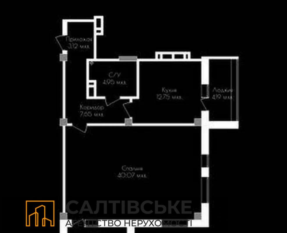 Sale 2 bedroom-(s) apartment 77 sq. m., Valentynivska street 15а