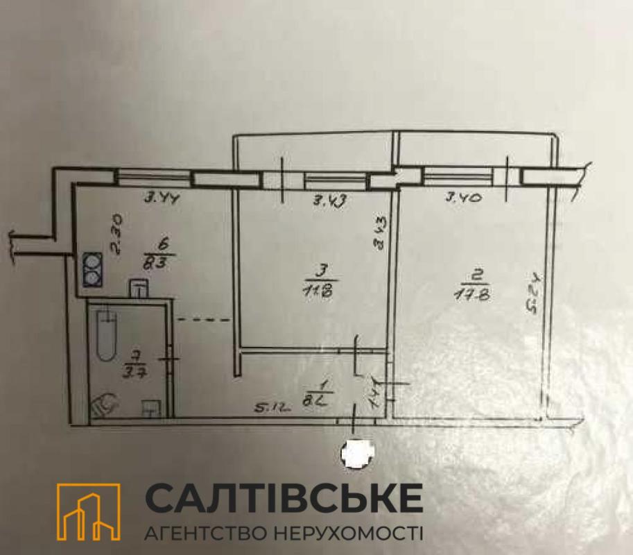 Sale 2 bedroom-(s) apartment 56 sq. m., Druzhby Narodiv Street 244