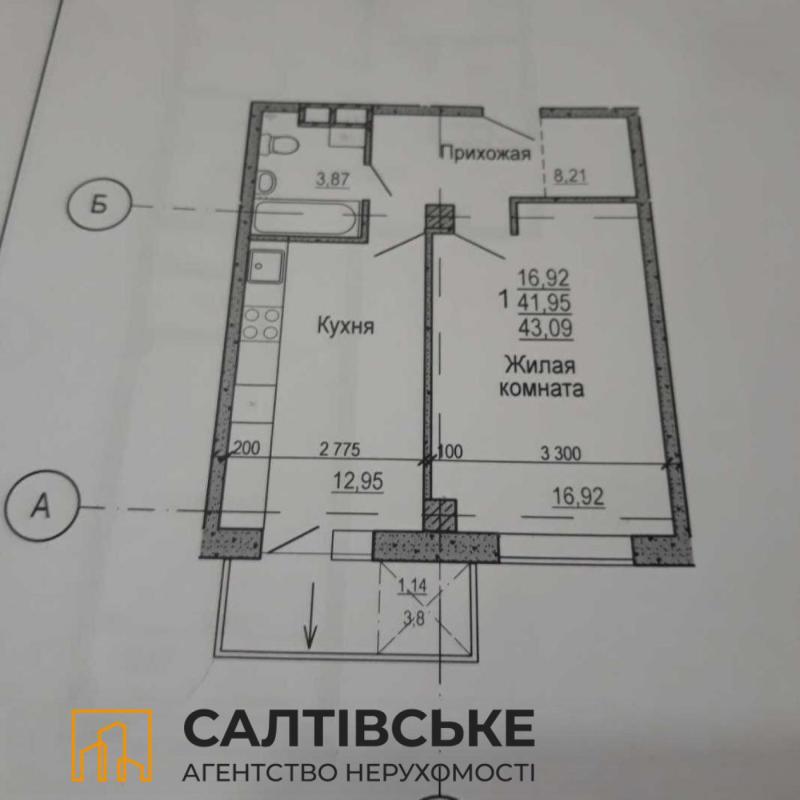 Продаж 1 кімнатної квартири 45 кв. м, Гвардійців-Широнінців вул. 74Б