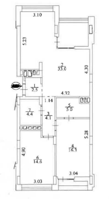 Продаж 2 кімнатної квартири 85 кв. м, Ґарета Джонса вул. (Сім’ї Хохлових) 12