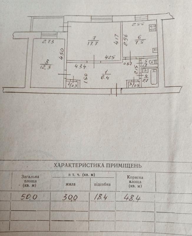 Sale 2 bedroom-(s) apartment 50 sq. m., Klochkivska Street 295