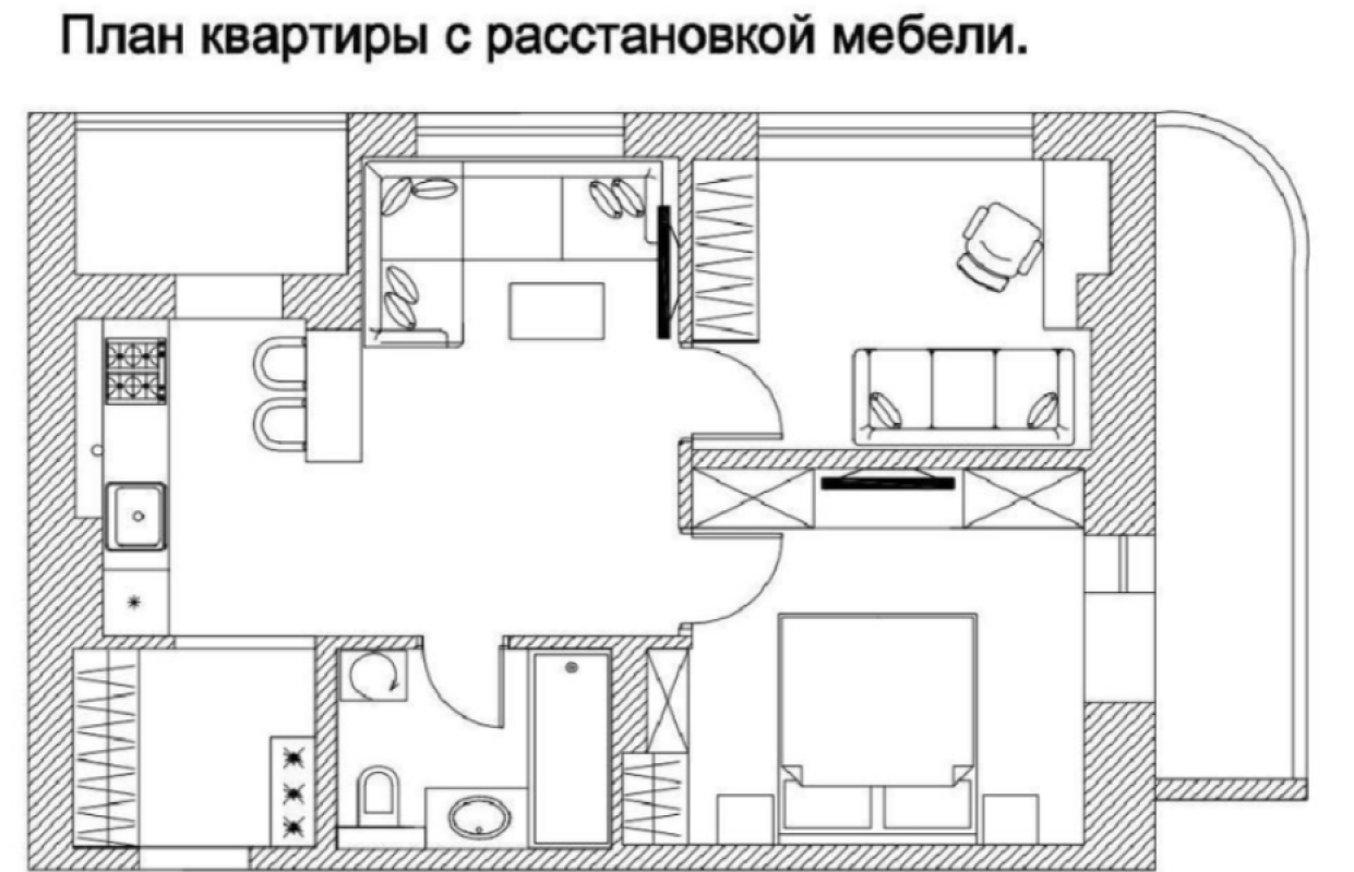 Продаж 2 кімнатної квартири 62 кв. м, Качанівська вул. 17