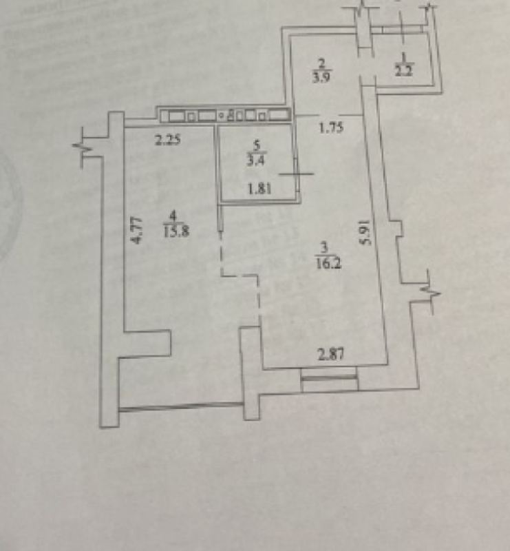 Продаж 1 кімнатної квартири 43 кв. м, Полтавський Шлях вул.