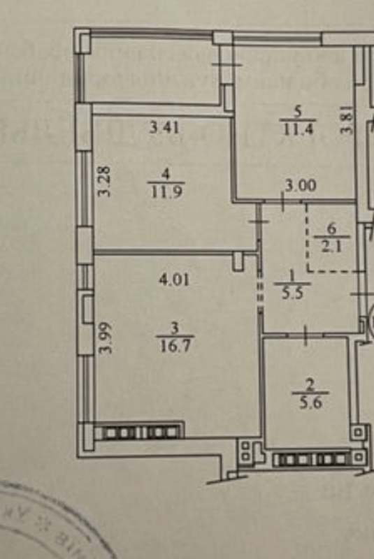 Продажа 2 комнатной квартиры 58 кв. м, Салютная ул.