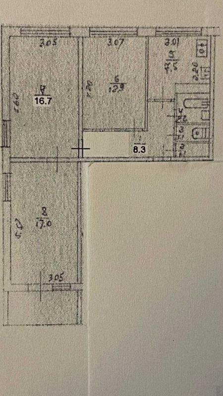 Продаж 3 кімнатної квартири 69 кв. м, Павла Тичини просп. 28