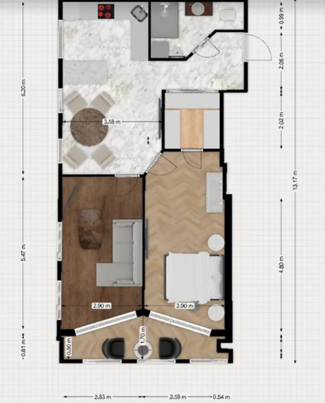 Продажа 2 комнатной квартиры 73 кв. м, Долы ул.