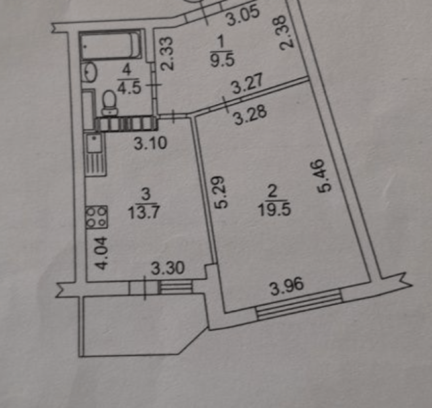 Продажа 1 комнатной квартиры 48 кв. м, Елены Пчилки ул. 2