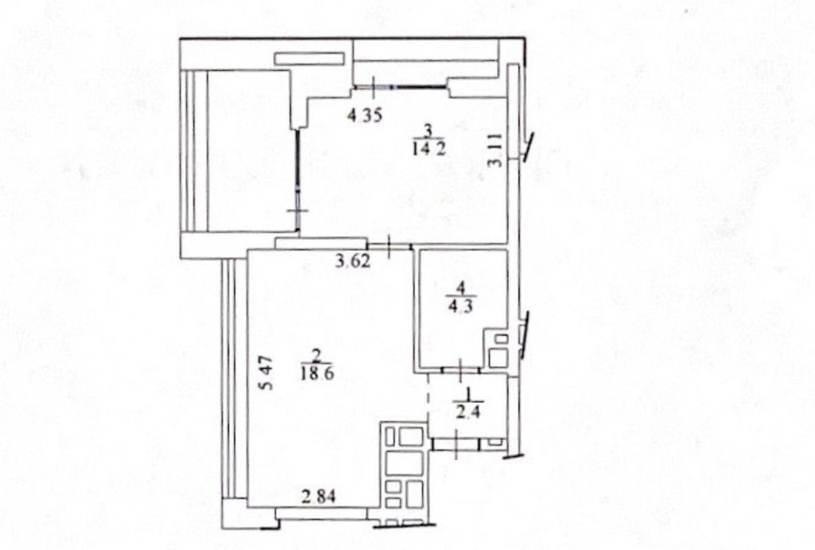 Sale 1 bedroom-(s) apartment 46 sq. m., Gareth Jones Street (Simi Khokhlovykh Street) 12