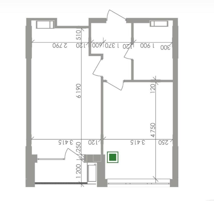 Продаж 1 кімнатної квартири 47 кв. м, Фортечний тупик (Тверський тупик) 7
