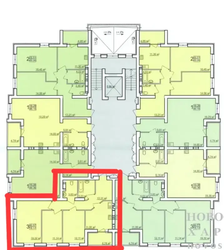 Sale 3 bedroom-(s) apartment 80 sq. m., Peremohy Avenue 86