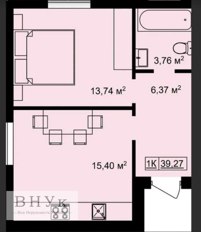 Sale 1 bedroom-(s) apartment 40 sq. m., Zahrebelna Street 9