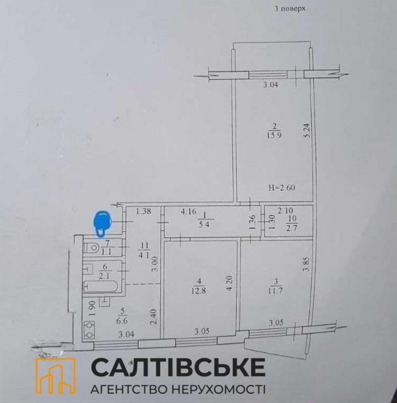 Продажа 3 комнатной квартиры 65 кв. м, Героев Труда ул. 33