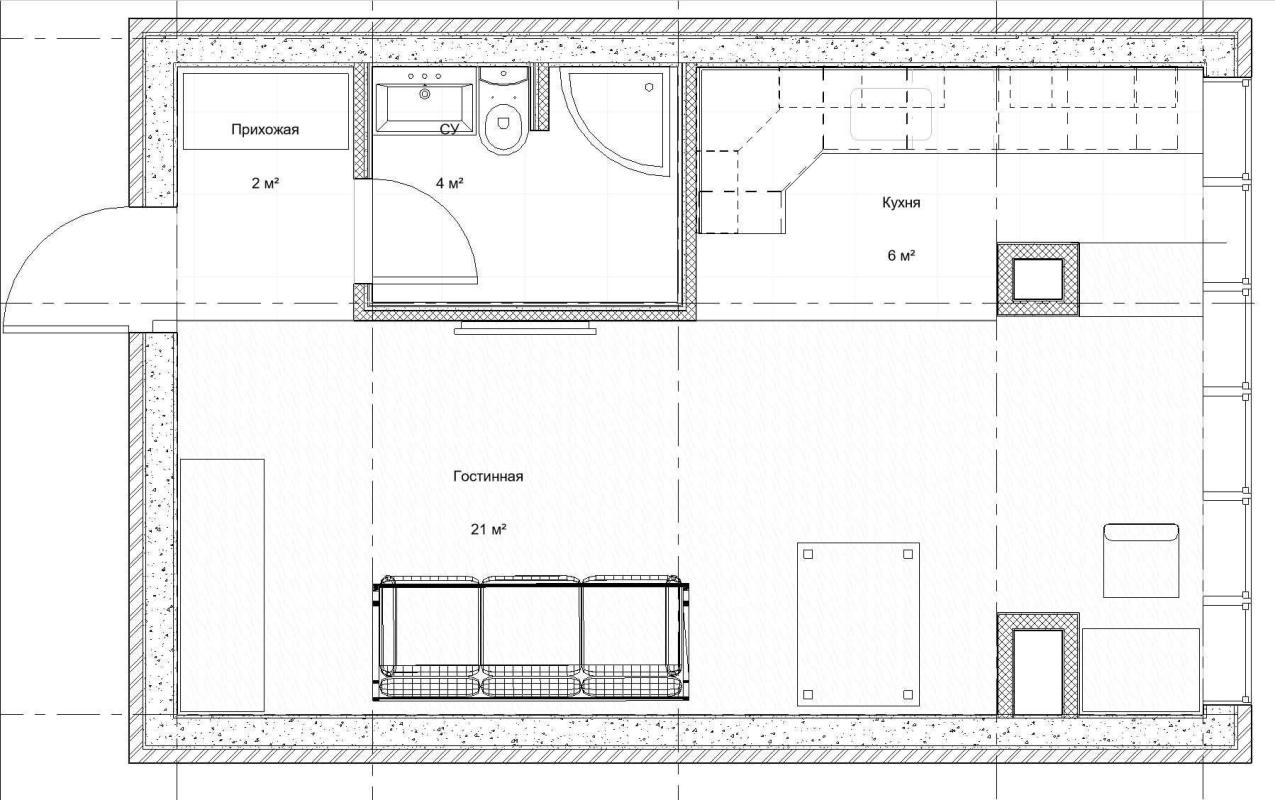 Продажа 1 комнатной квартиры 32 кв. м, Пражская ул. 19