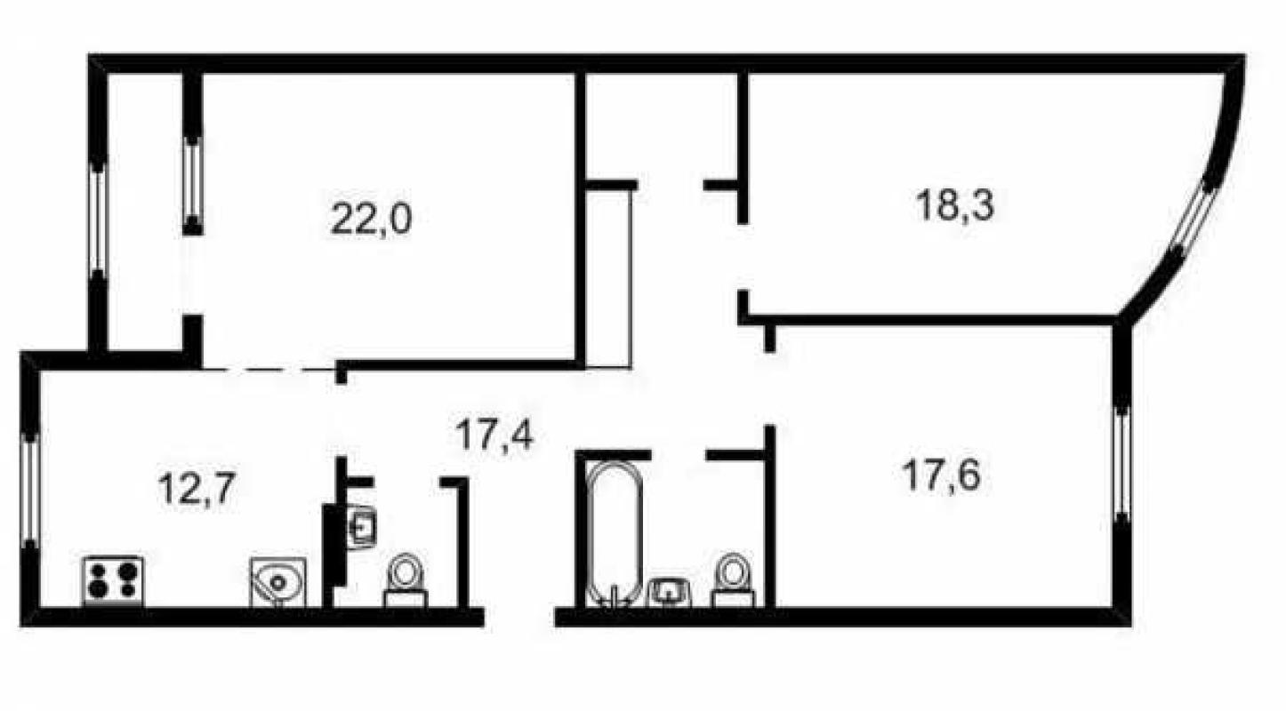 Продажа 3 комнатной квартиры 103 кв. м, Шота Руставели ул. 44