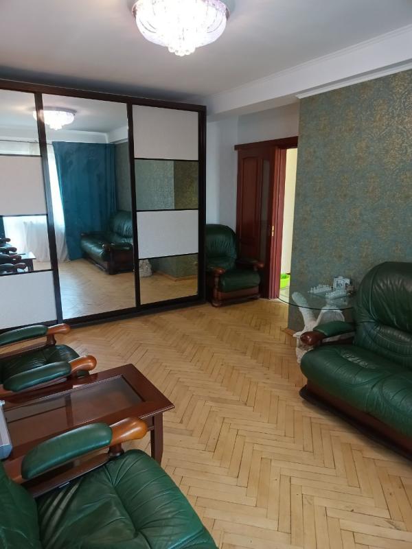 Long term rent 2 bedroom-(s) apartment Budivelnykiv Street 18