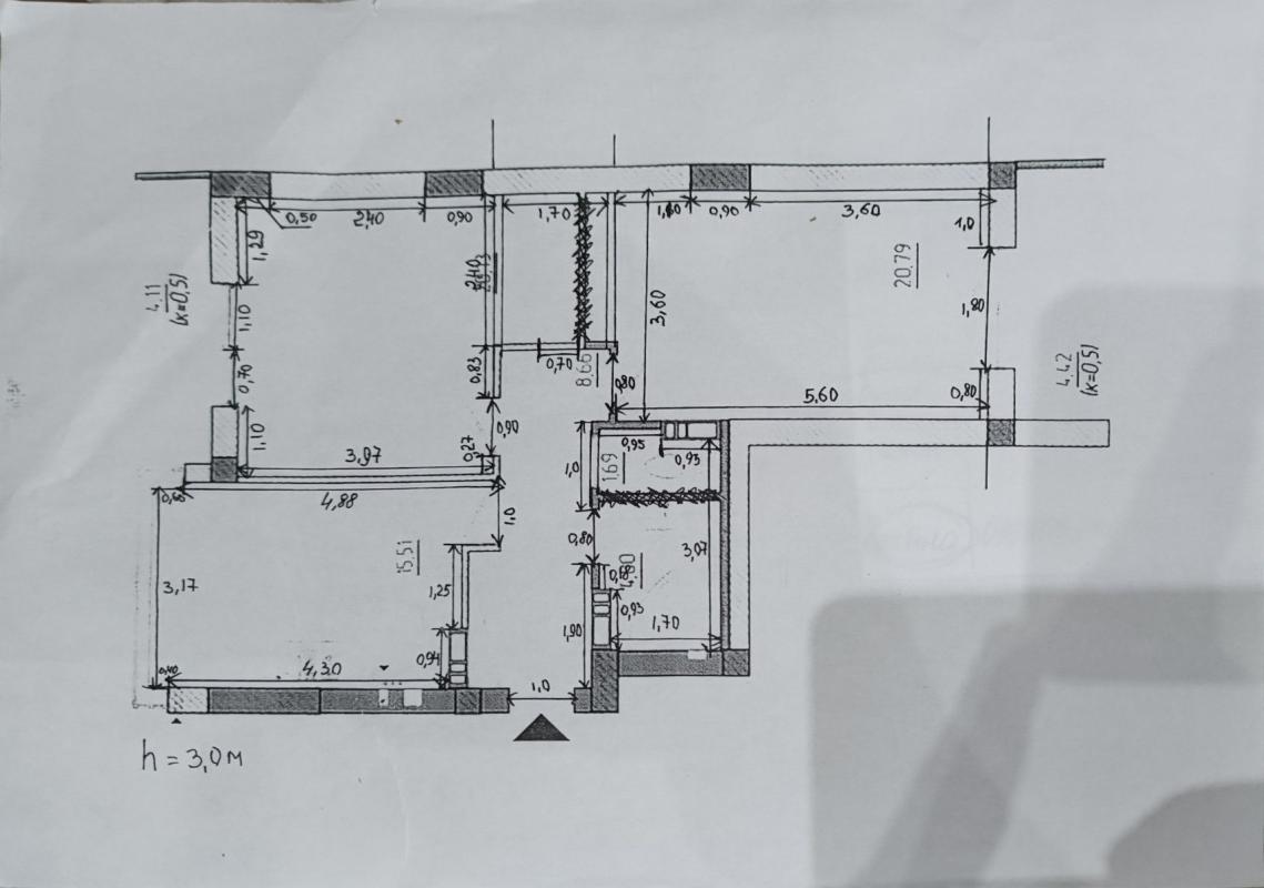 Long term rent 2 bedroom-(s) apartment Akademika Efremova Street (Komandarma Uborevycha Street) 8а