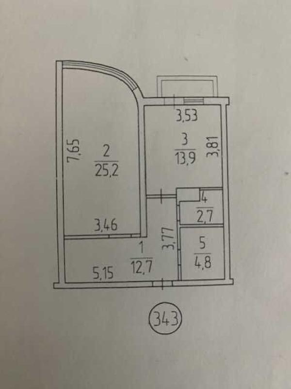 Sale 1 bedroom-(s) apartment 60 sq. m., Kharkivske Road 19