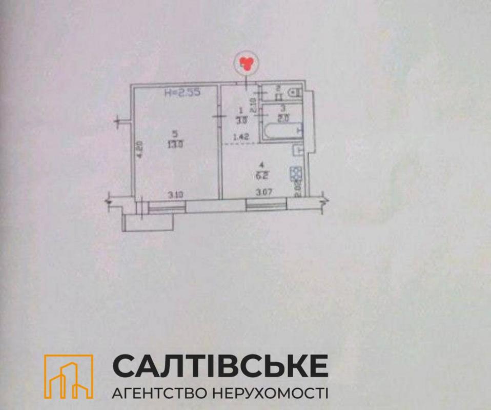 Sale 1 bedroom-(s) apartment 27 sq. m., Valentynivska street 46