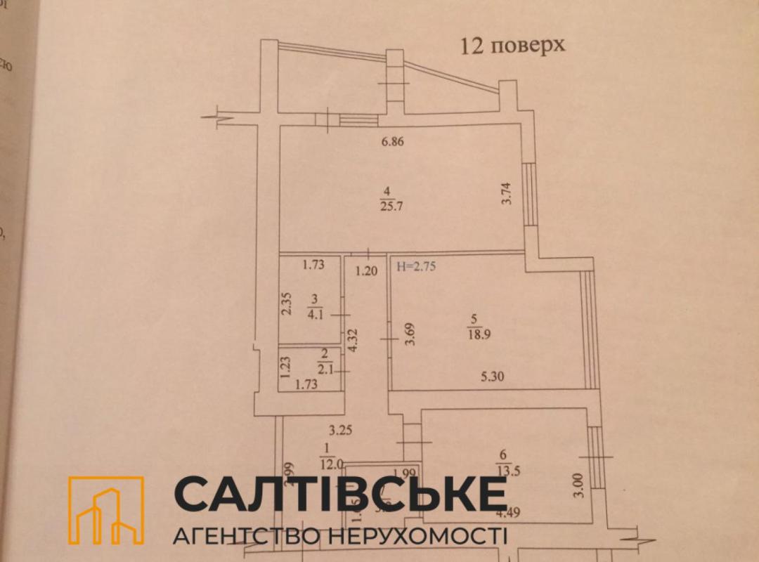 Sale 3 bedroom-(s) apartment 80 sq. m., Hvardiytsiv-Shyronintsiv Street 30