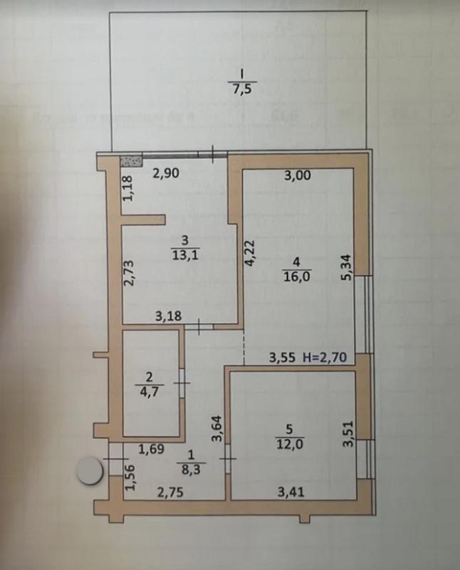 Sale 2 bedroom-(s) apartment 61 sq. m., Zelena Street 8