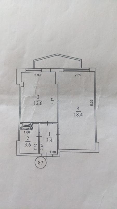 Sale 1 bedroom-(s) apartment 39 sq. m., Zhambyla Zhabaieva Street 22