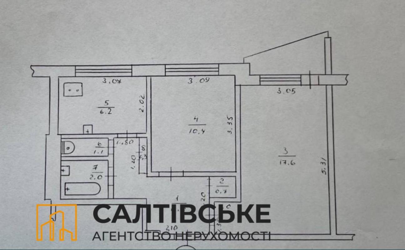 Продаж 2 кімнатної квартири 45 кв. м, Валентинівська вул. (Блюхера) 27