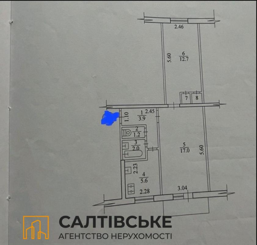 Sale 2 bedroom-(s) apartment 45 sq. m., Buchmy Street (Komandarma Uborevycha Street) 30в