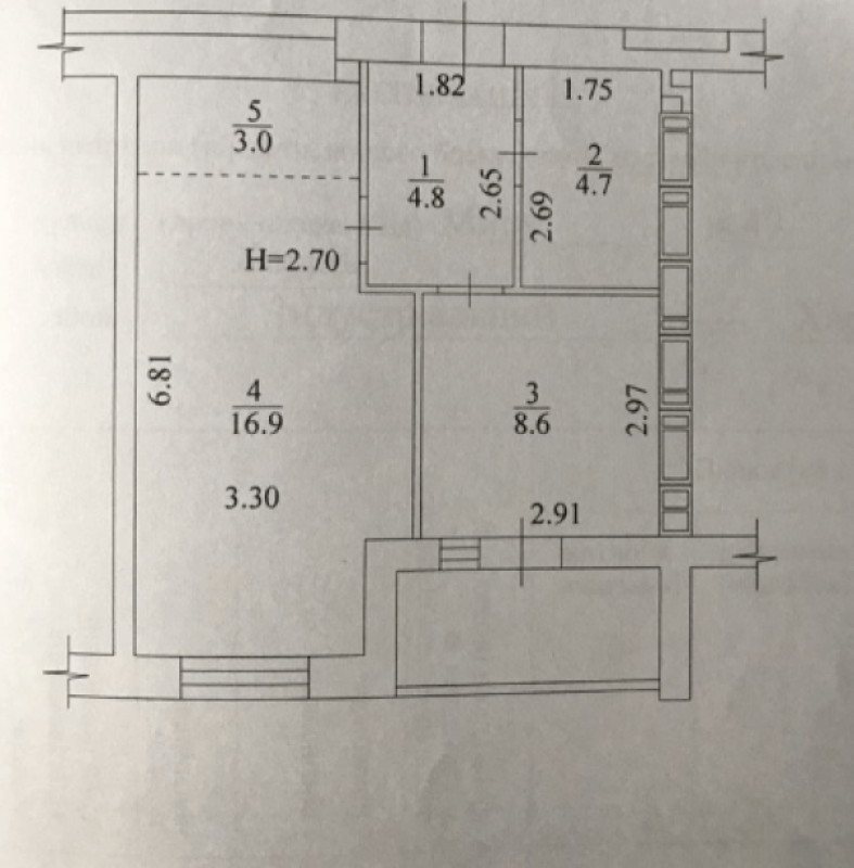 Продажа 1 комнатной квартиры 39 кв. м, Мира ул.