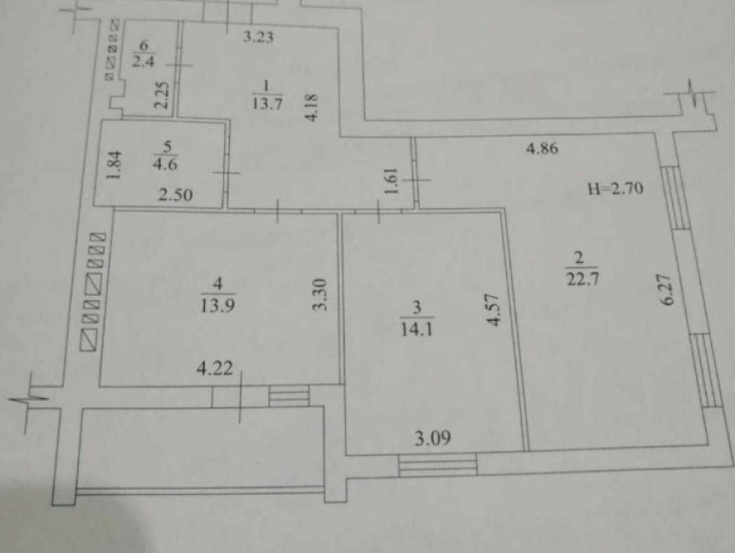 Продажа 2 комнатной квартиры 73 кв. м, Героїв Харкова просп. (Московский)