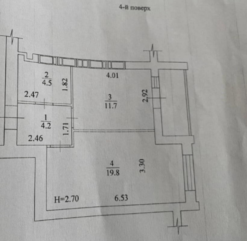 Продажа 1 комнатной квартиры 43 кв. м, Мира ул. 5Б