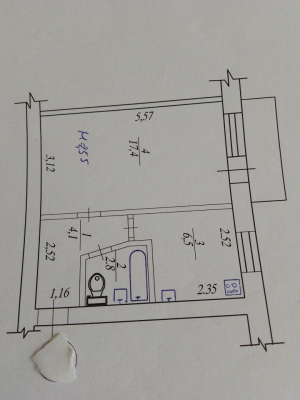 Продаж 1 кімнатної квартири 32 кв. м, Героїв Харкова просп. 220