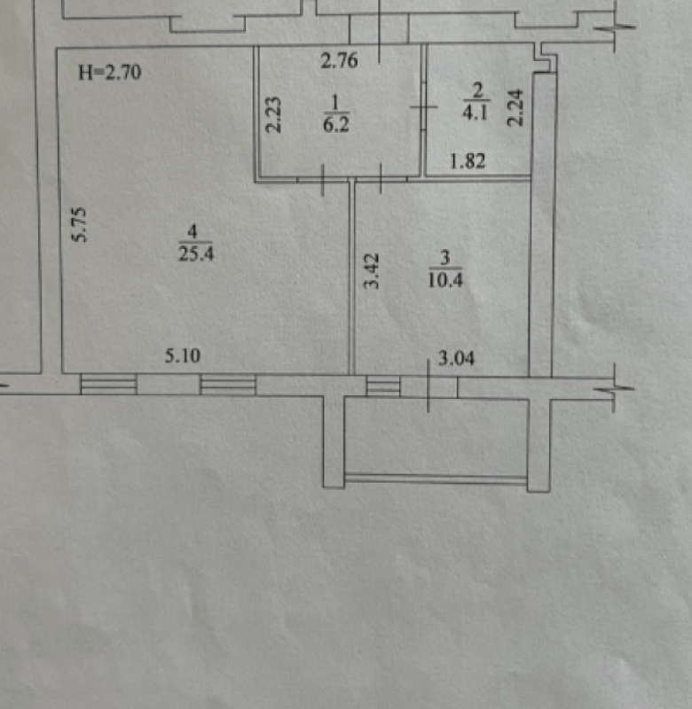 Продаж 1 кімнатної квартири 49 кв. м, Льва Ландау просп. 52