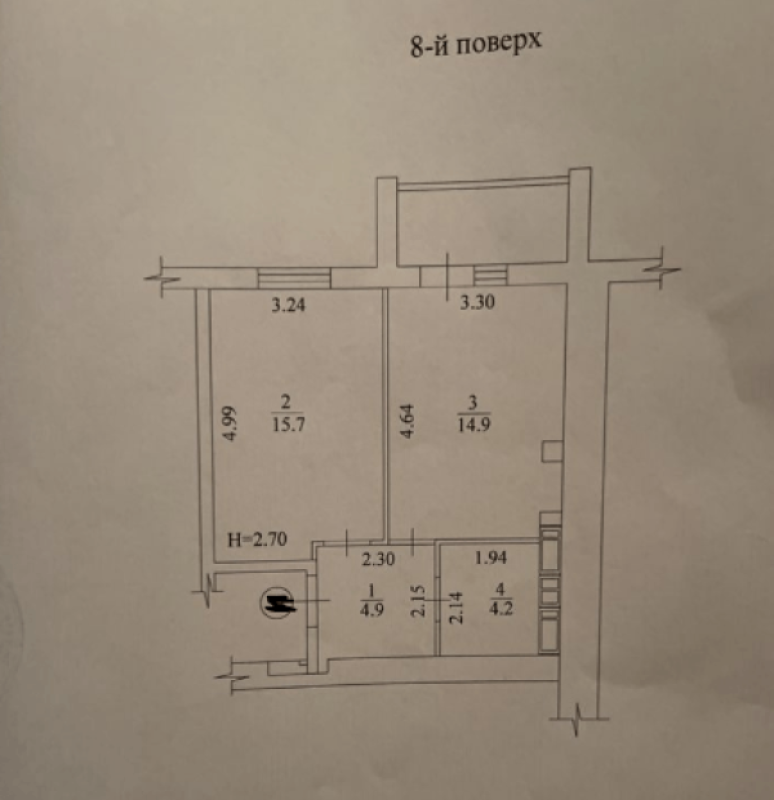 Продаж 1 кімнатної квартири 41 кв. м, Академіка Барабашова вул.