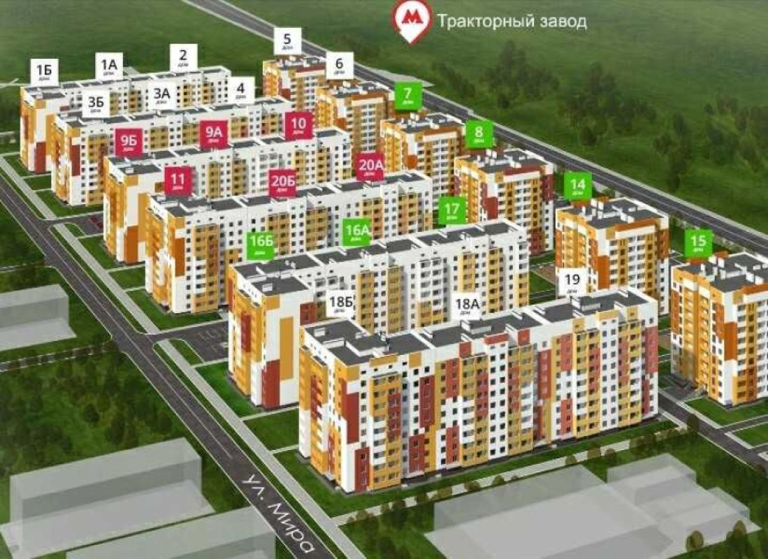 Продаж 1 кімнатної квартири 39 кв. м, Миру вул. 25