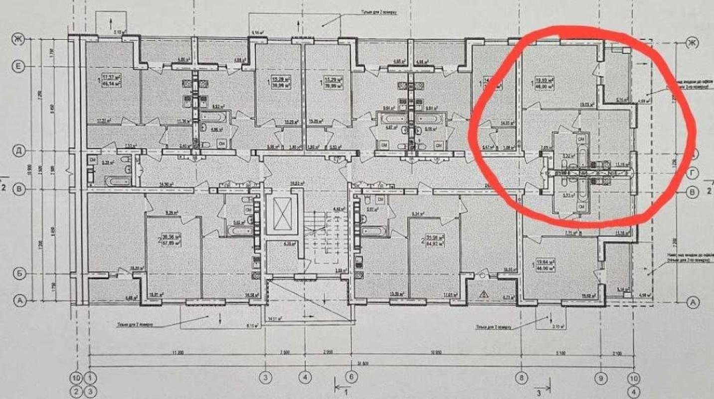 Продаж 1 кімнатної квартири 46 кв. м, Льва Ландау просп. 2