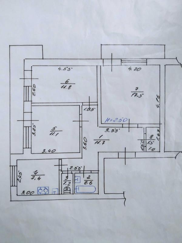 Sale 3 bedroom-(s) apartment 68 sq. m., Koneva Street 9