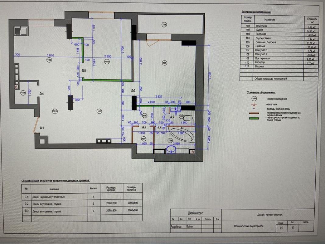 Продаж 2 кімнатної квартири 73 кв. м, Петра Григоренка просп. (Маршала Жукова) 2