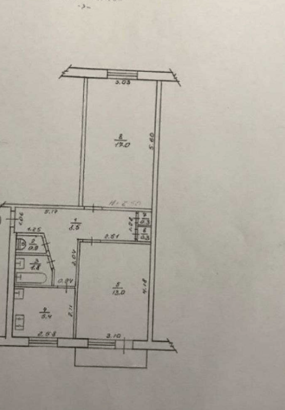 Продаж 2 кімнатної квартири 47 кв. м, Кримська вул. 6