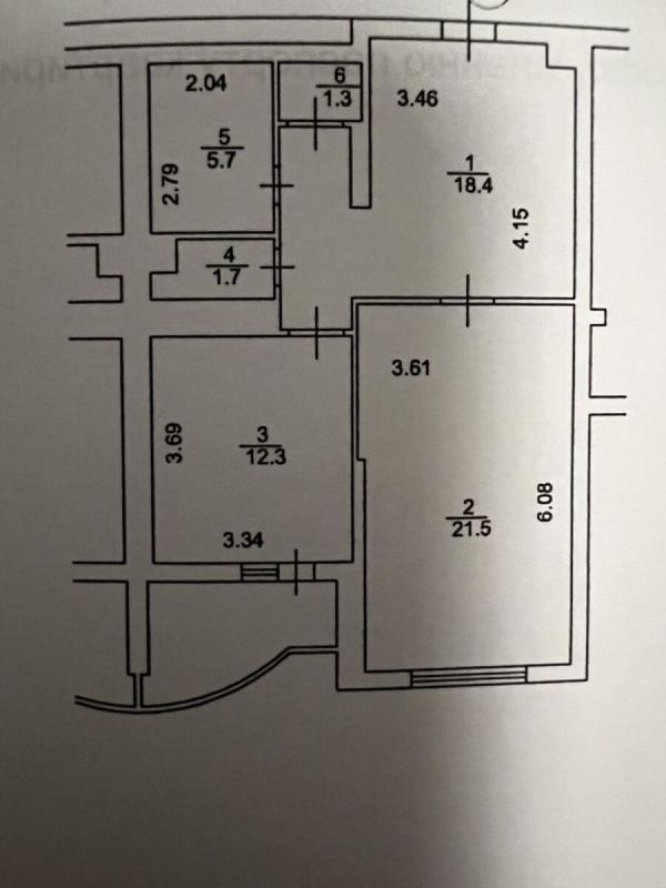 Продажа 2 комнатной квартиры 64 кв. м, Науки просп. 69