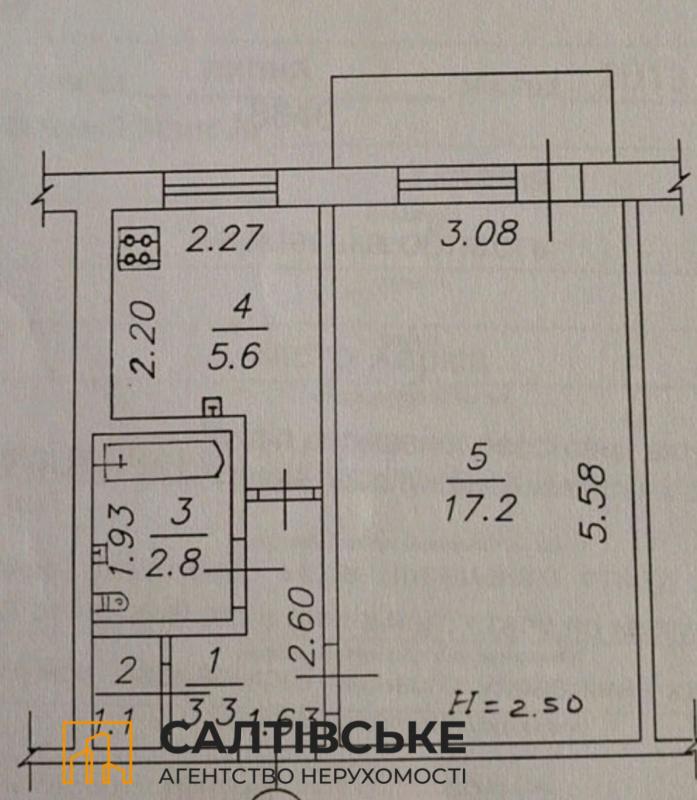 Sale 1 bedroom-(s) apartment 32 sq. m., Vladyslava Zubenka street (Tymurivtsiv Street) 46