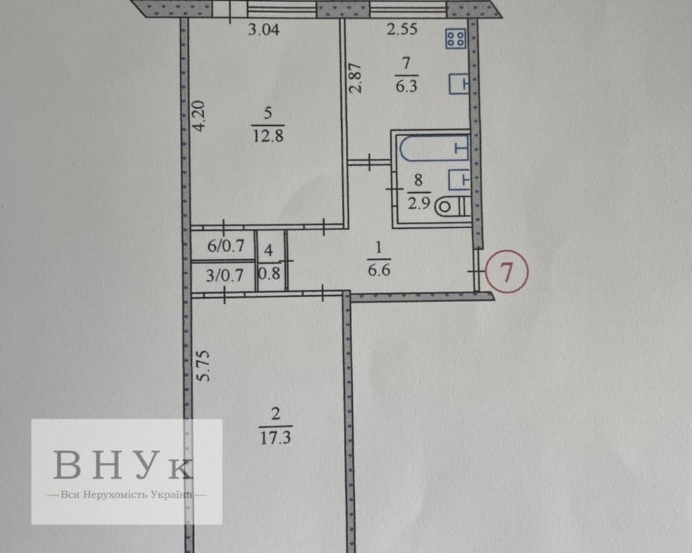 Продажа 2 комнатной квартиры 48 кв. м, Леси Украинки ул. 14