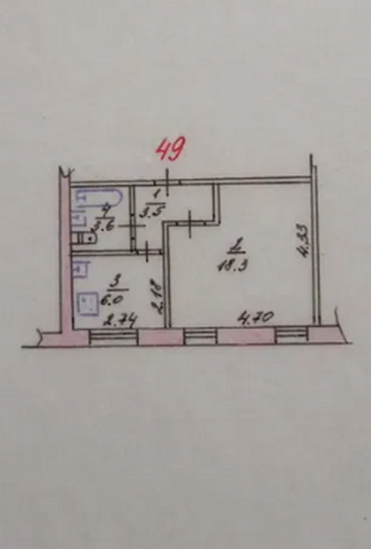 Sale 1 bedroom-(s) apartment 31 sq. m., Novyi Svit Street 6