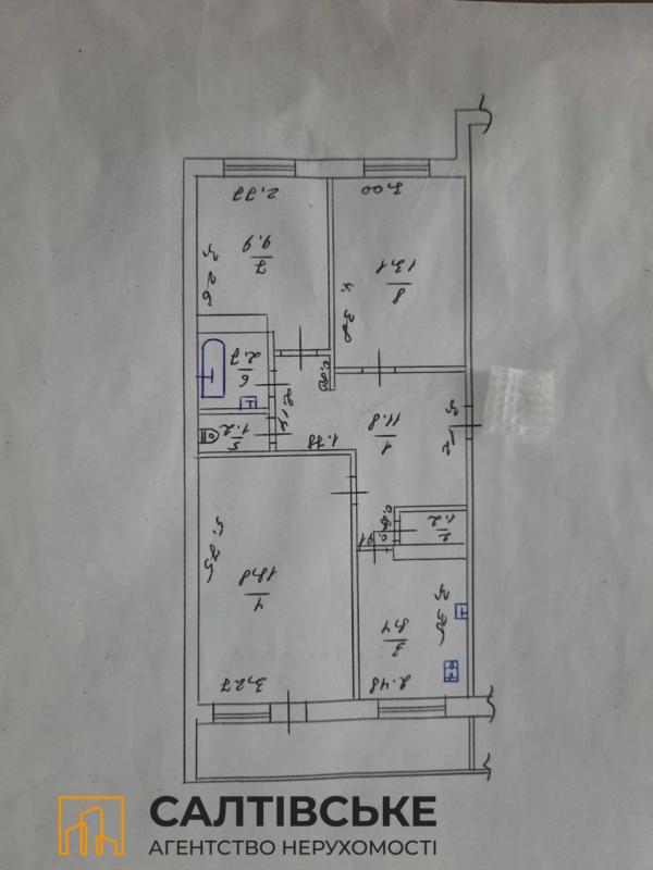 Sale 3 bedroom-(s) apartment 70 sq. m., Druzhby Narodiv Street 235