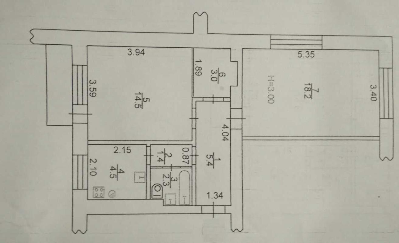 Продаж 2 кімнатної квартири 49 кв. м, Полтавський Шлях вул. 175