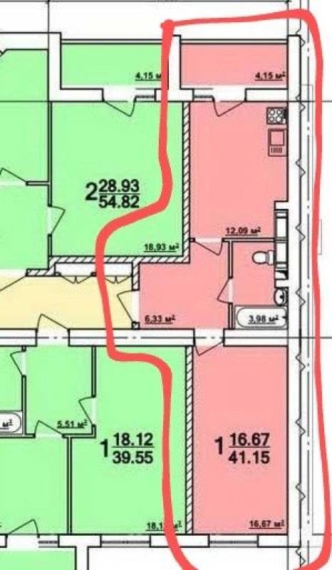 Продажа 1 комнатной квартиры 41 кв. м, Льва Ландау просп. 52