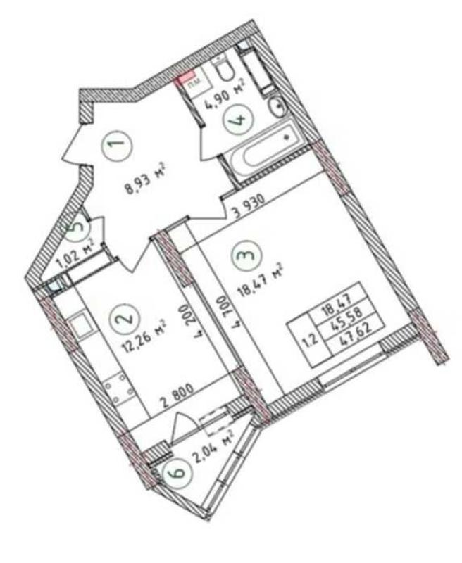 Продажа 2 комнатной квартиры 48 кв. м, Новополевая ул. 2б